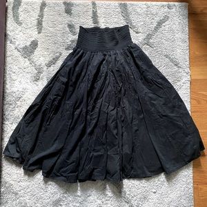 Black midi skirt from Old Navy